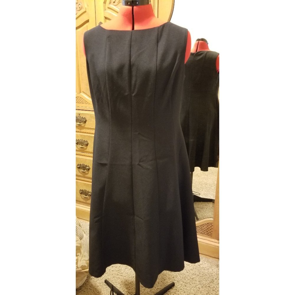 Black Label by Evan-Picone Fit and Flare Dress